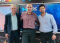 Axis integra a WDC Networks y van por el mercado colombiano. (Izq. a der. Rigatieri de WDC Networks; Ruiz de Axis y Vinicius de WDC Colombia)